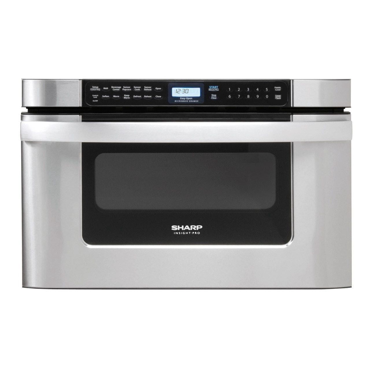 Sharp 24” 1.2 cu. ft. 950W Easy Open Stainless Steel Microwave Drawer. Model KB6524PSY. MSRP $1199