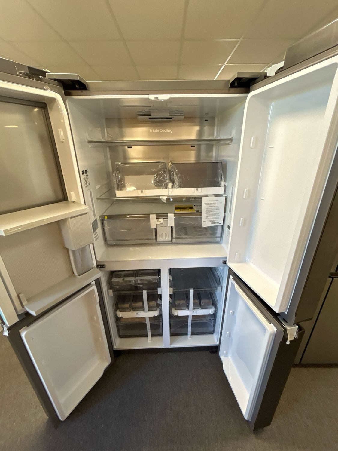 Samsung RF23A9675MT 23 cu. ft. Smart Counter Depth BESPOKE 4-Door Flex Refrigerator