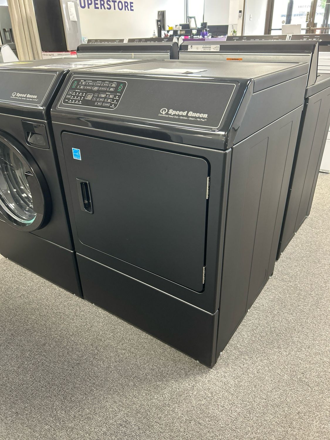 Speed Queen DF7004BE Front Load Dryer Black 7 cu. ft.
