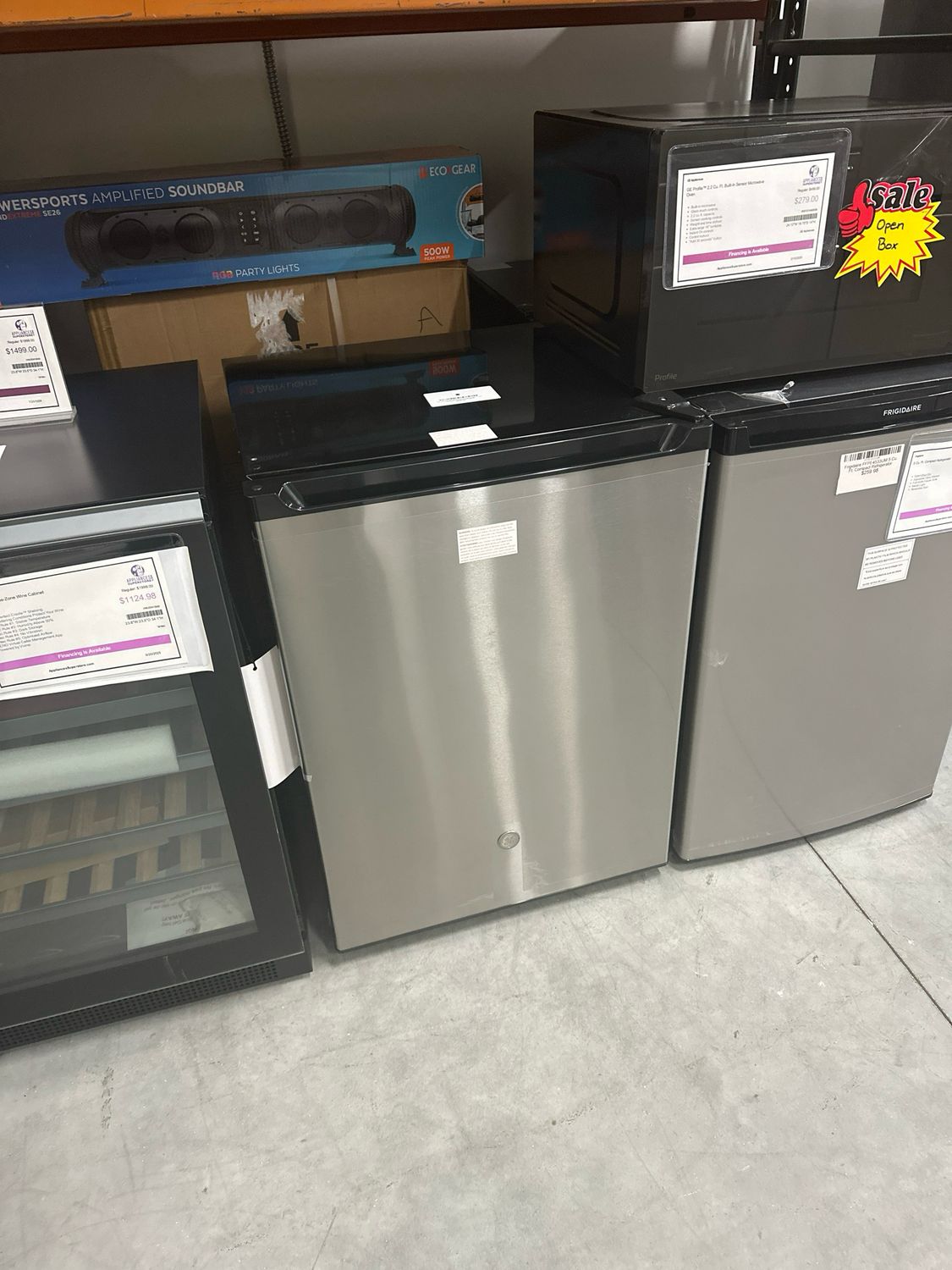 GE GCE06GSHSB Compact Refrigerator 5.6CF Compact Refrigerator/Freezer