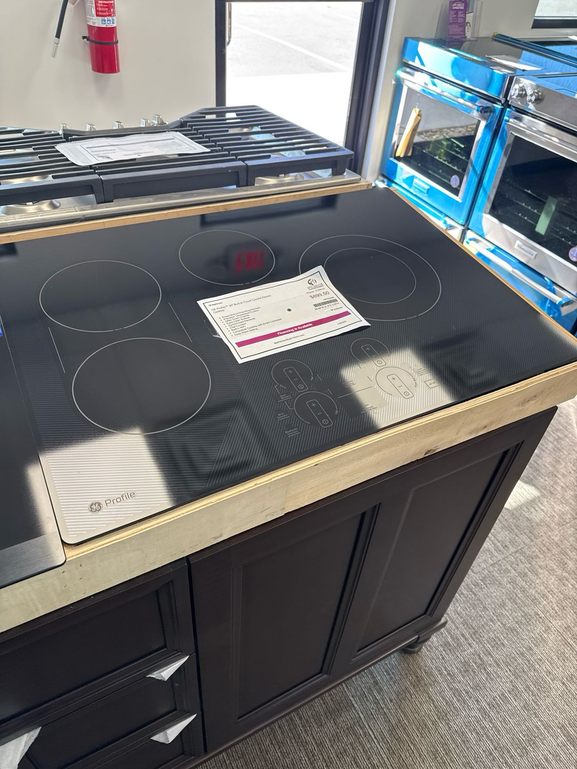 GE Profile PEP7030DTBBOB 30" Built-in Touch Control Electric Cooktop