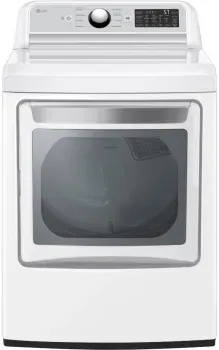 LG EasyLoad Smart Wi-Fi Enabled 7.3-cu ft Electric Dryer (White) ENERGY STAR DLE7400WE MSRP $1049