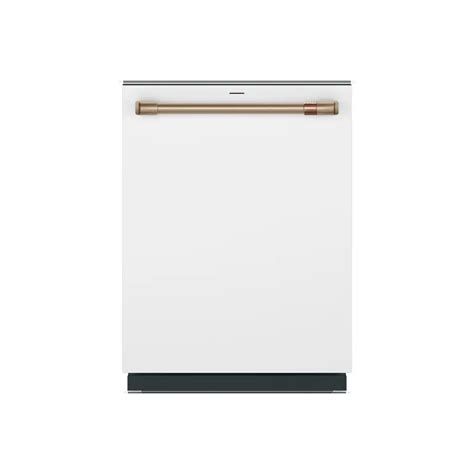 Cafe CDT888P4VW2 Custom Fit ENERGY STAR Stainless Interior Smart Dishwasher Top Rack 39 dBA