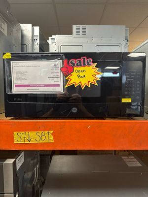 GE Profile PCHK11S1WBB 1.1 Cu Ft Countertop Microwave Oven