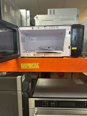 GE Profile PCHK11S1WBB 1.1 Cu Ft Countertop Microwave Oven