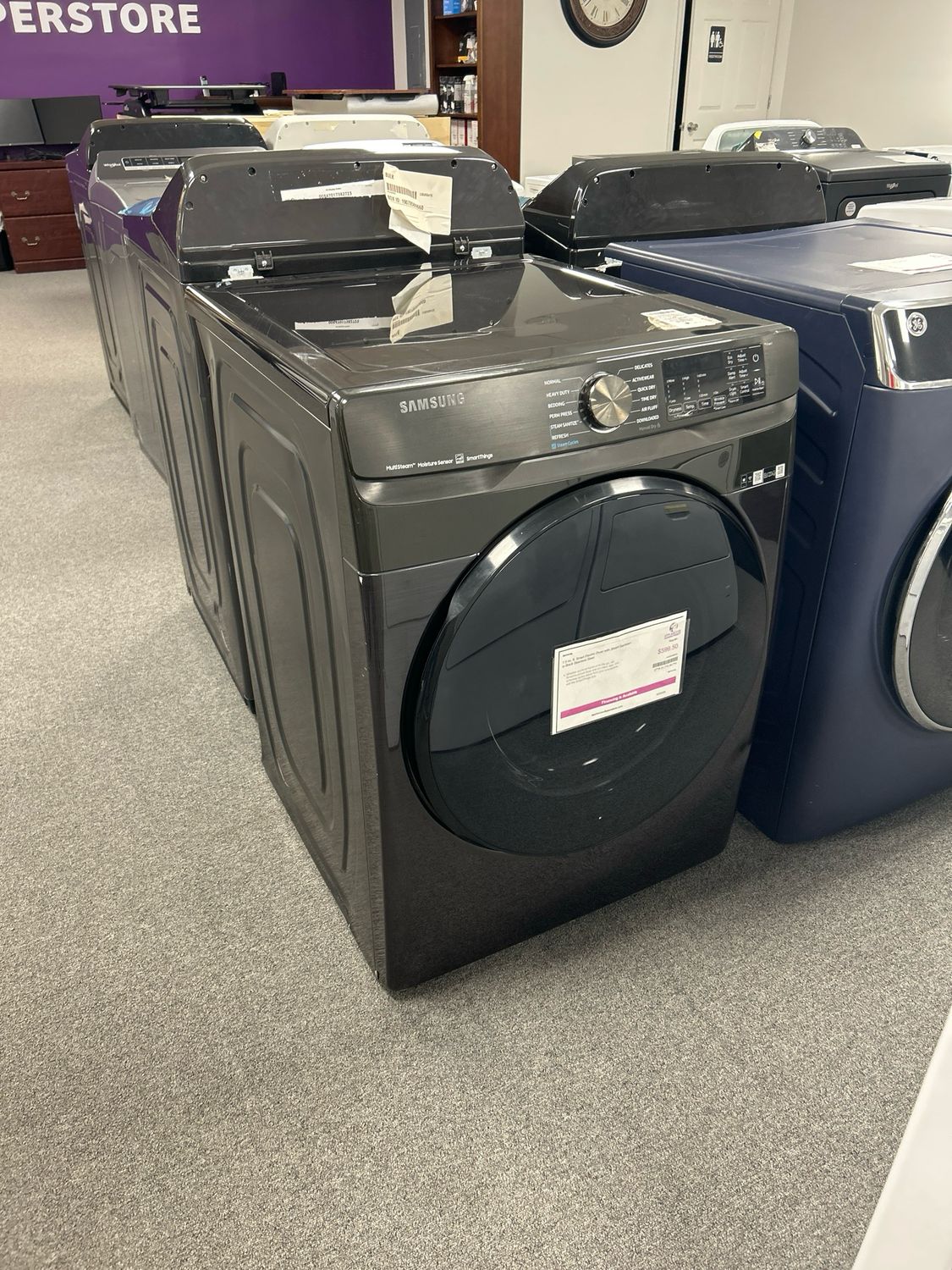 SAMSUNG DVE50R8500V 7.5 cu. Ft. Electric Dryer