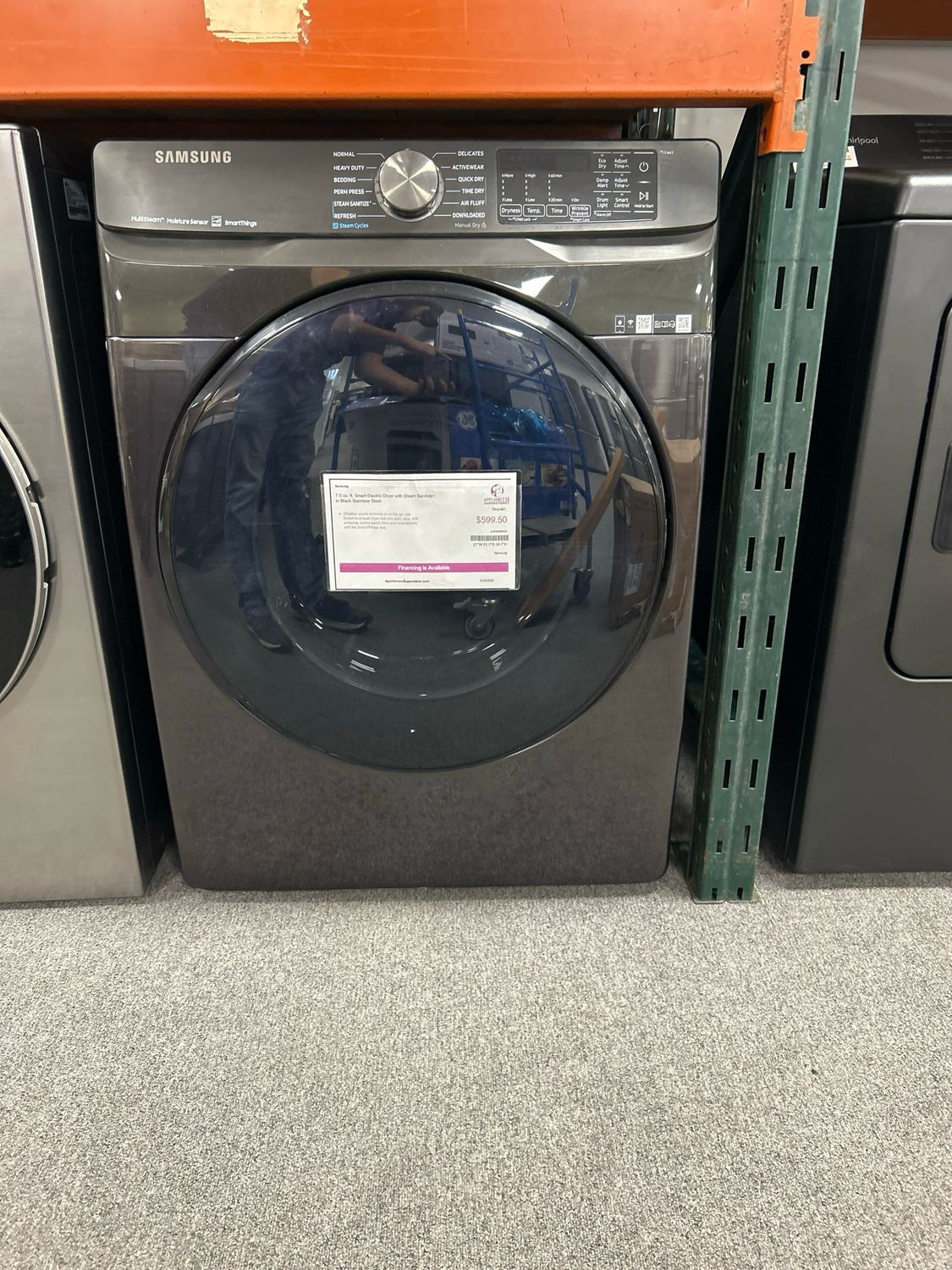 SAMSUNG DVE50R8500V 7.5 cu. Ft. Electric Dryer