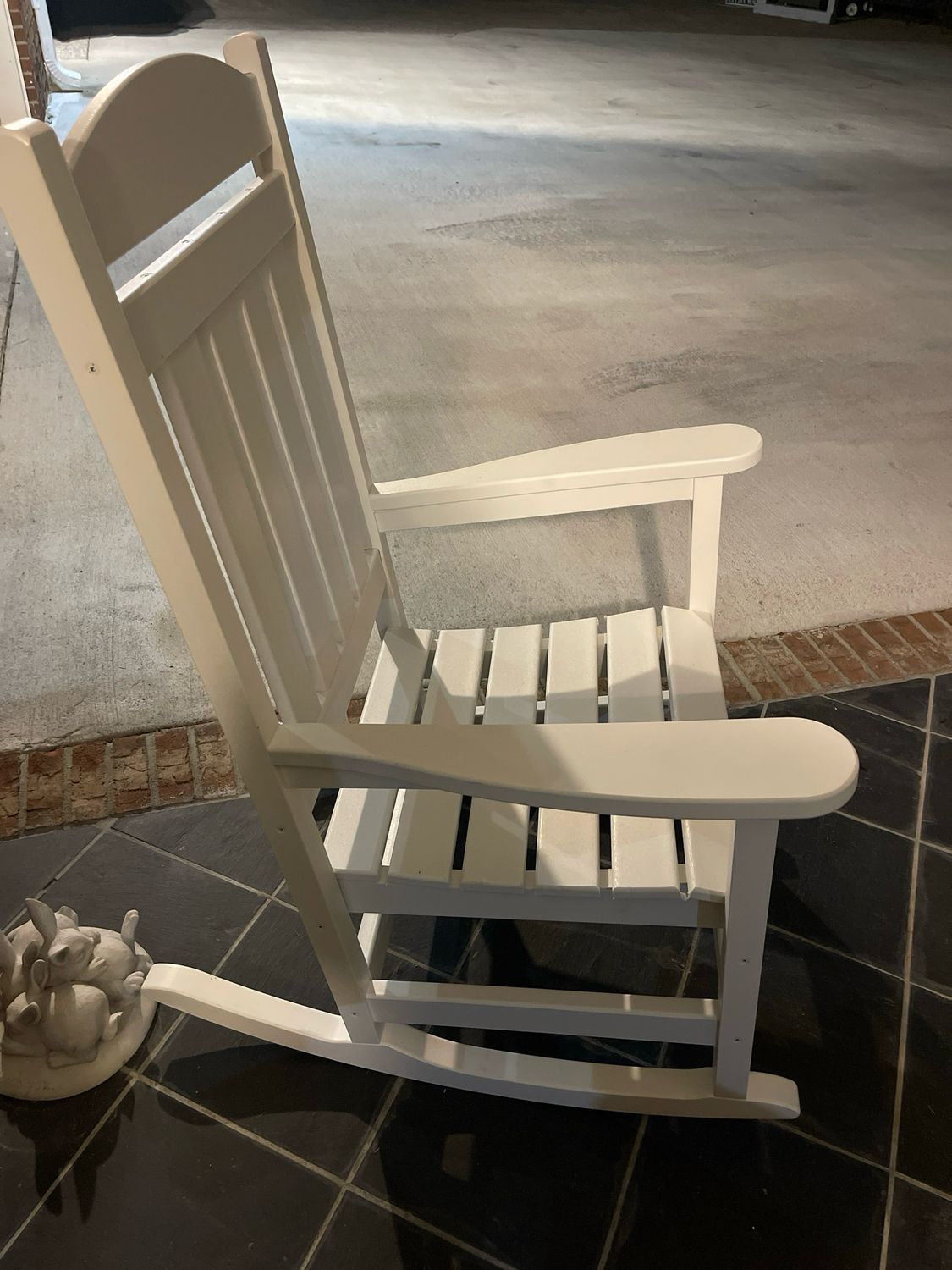 Pawleys Island SRPR1K SRPR1WH White AS Porch Rocker DW White