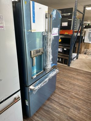 GE Cafe CYE22TP2MS1 ENERGY STAR® 22.1 Cu. Ft. Smart Counter-Depth French-Door Refrigerator with Hot Water Dispenser