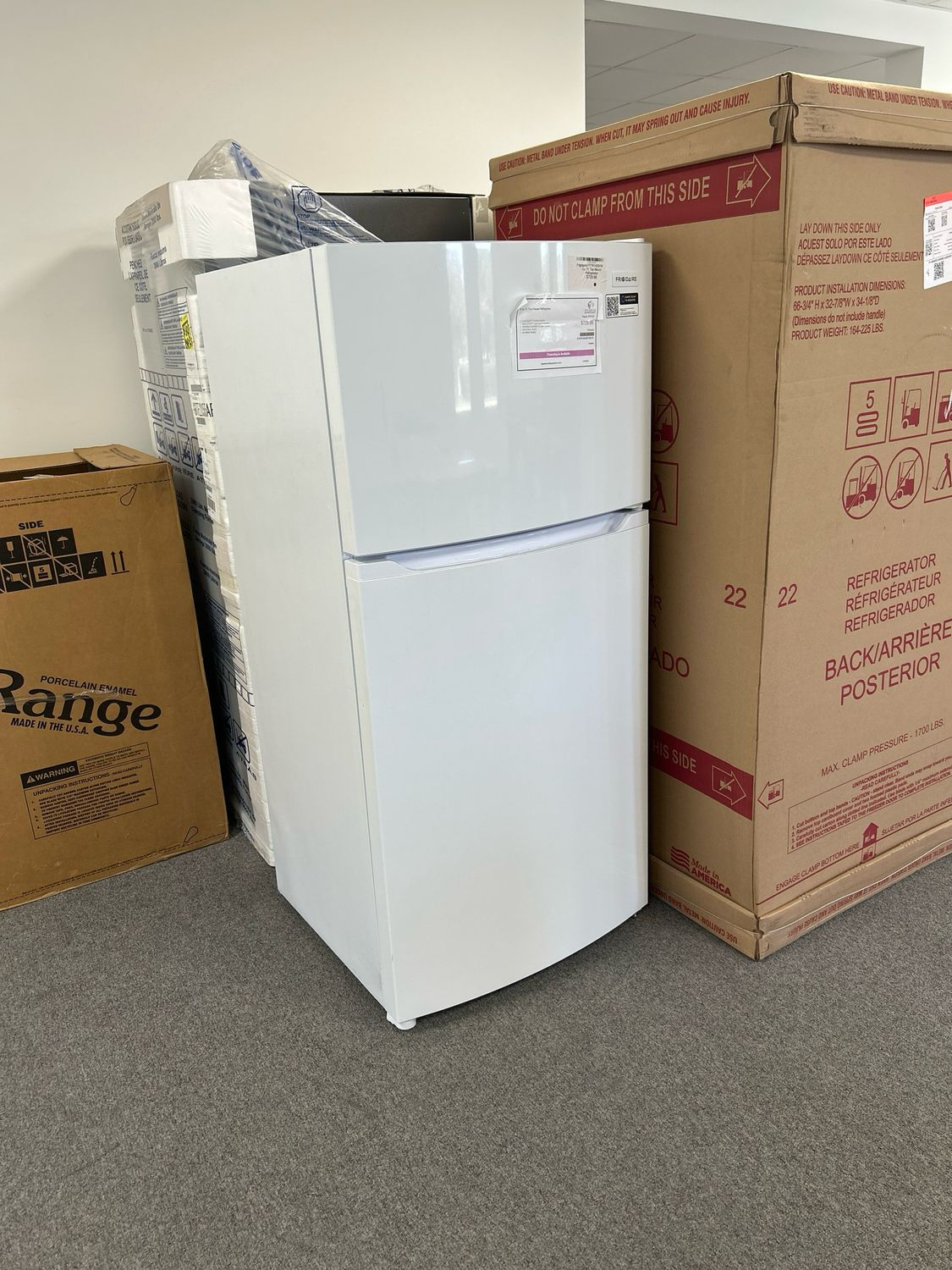 Frigidaire FFTR1425VW 14 Cu. Ft. Top Mount Refrigerator