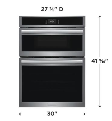 Frigidaire GCWD3067AF 30" Electric Double Wall Oven - Smudge Proof SS