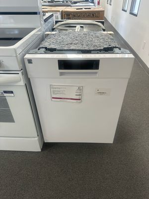 Kenmore KM2214592 Dishwasher 24" 51db Stainless Steel Tub, White