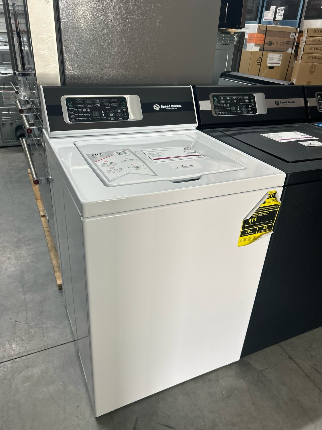 Speed Queen TR7006WN Speed Queen TL Washer 10 Cycle, Rear Control