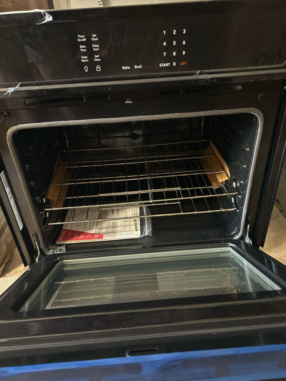 Frigidaire FFEW3026TB 30" Single Electric Wall Oven - Black Open Box Savings