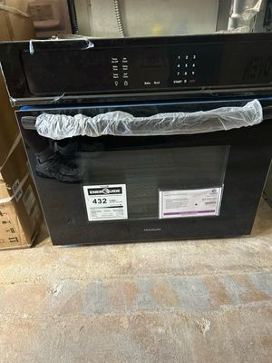 Frigidaire FFEW3026TB 30" Single Electric Wall Oven - Black Open Box Savings