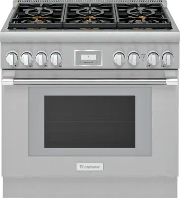 Thermador PRG366WH Gas Professional Range 36'' Pro Harmony® Standard Depth Stainless Steel