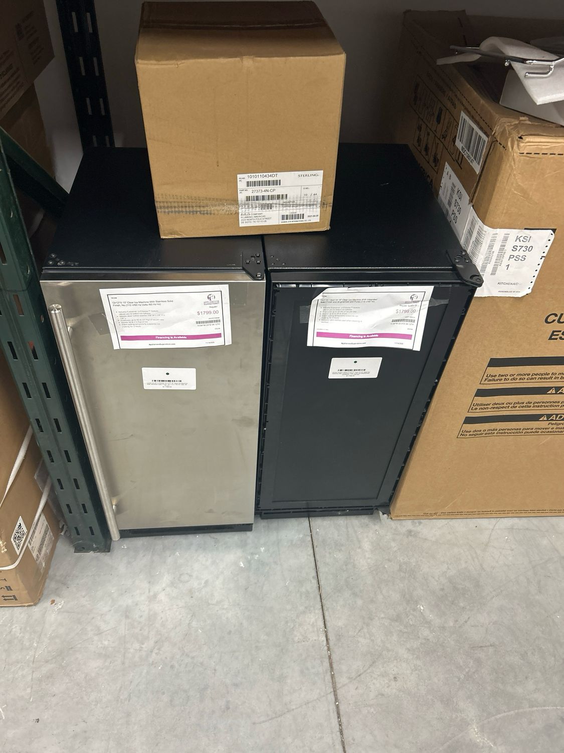 U-Line UCLR1215S00B Clr1215 15" Clear Ice Machine With Stainless Solid Finish, No (115 V/60 Hz Volts /60 Hz Hz)