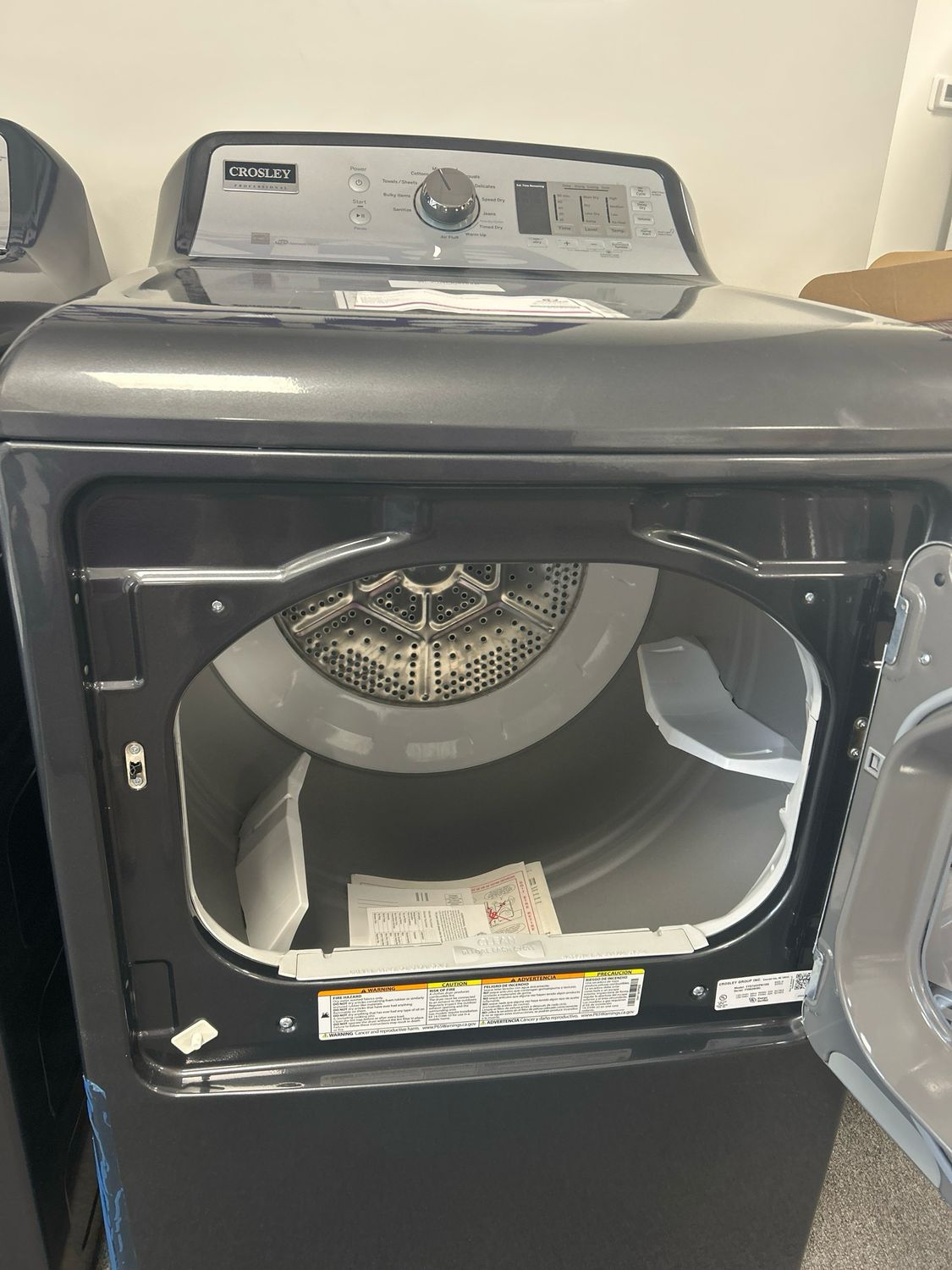 Crosley YTD74E2PNDG – 7.4 Cu. Ft. Electric Dryer (Diamond Gray)