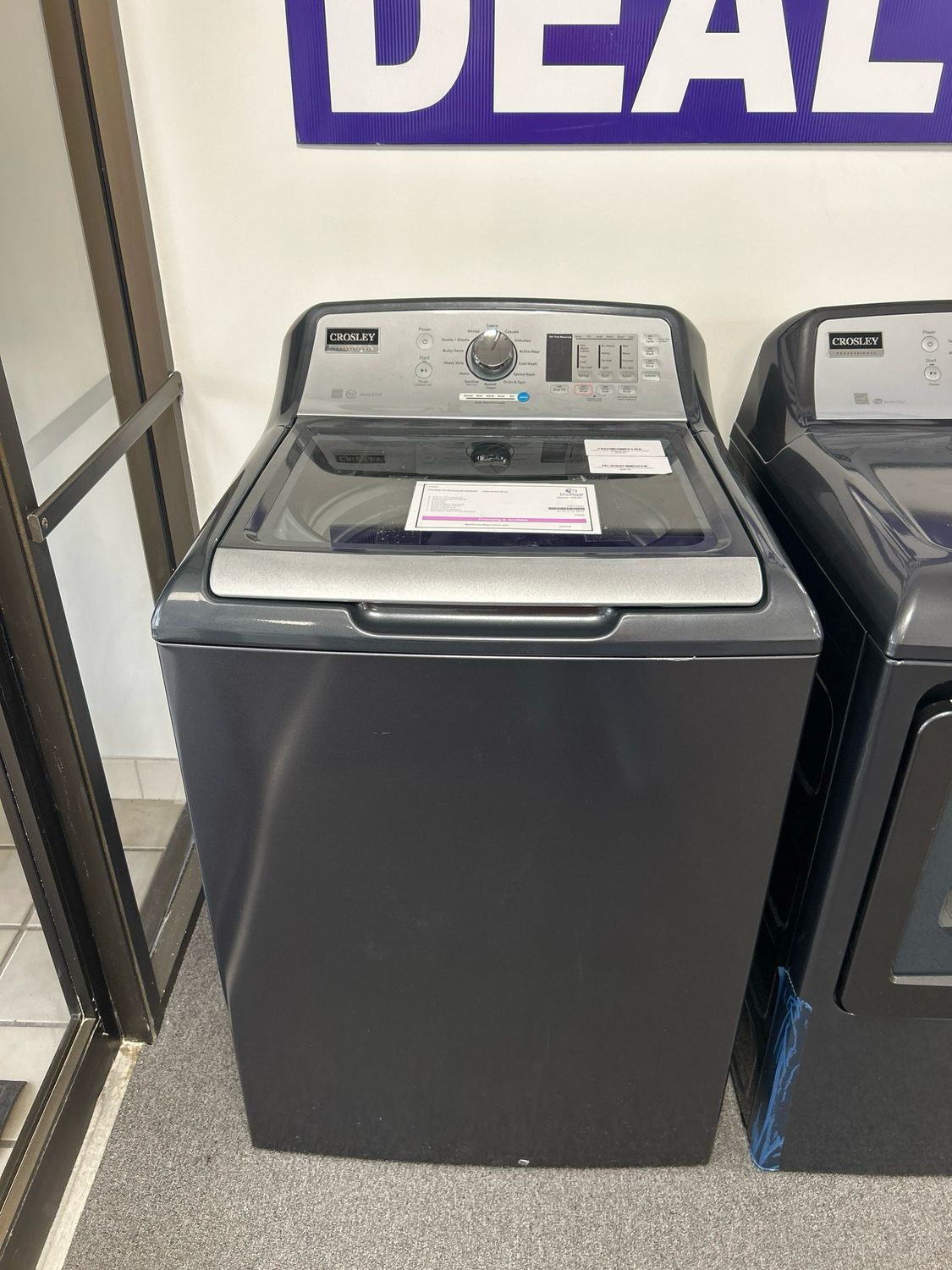 Crosley YTW4514PNDG 4.5 Cu. Ft. Top Load Washer (Diamond Gray)