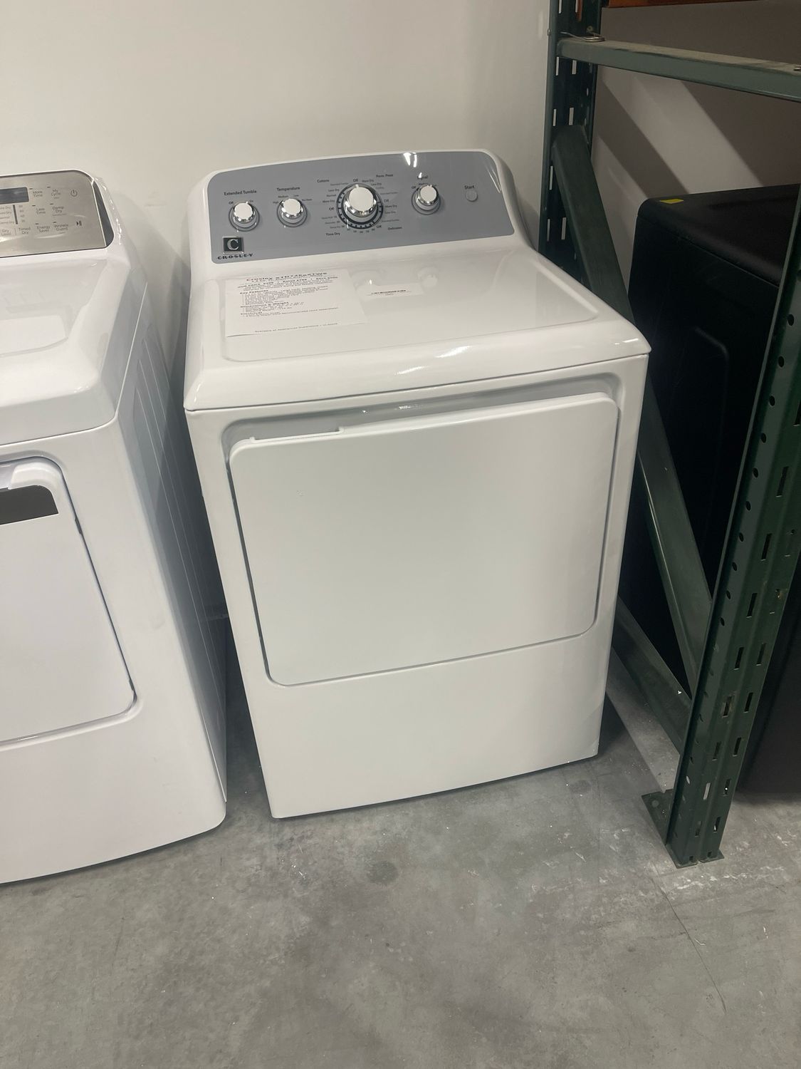 Crosley Dryer XTD72E8STWS – 7.2 Cu. Ft. Electric Dryer (White)