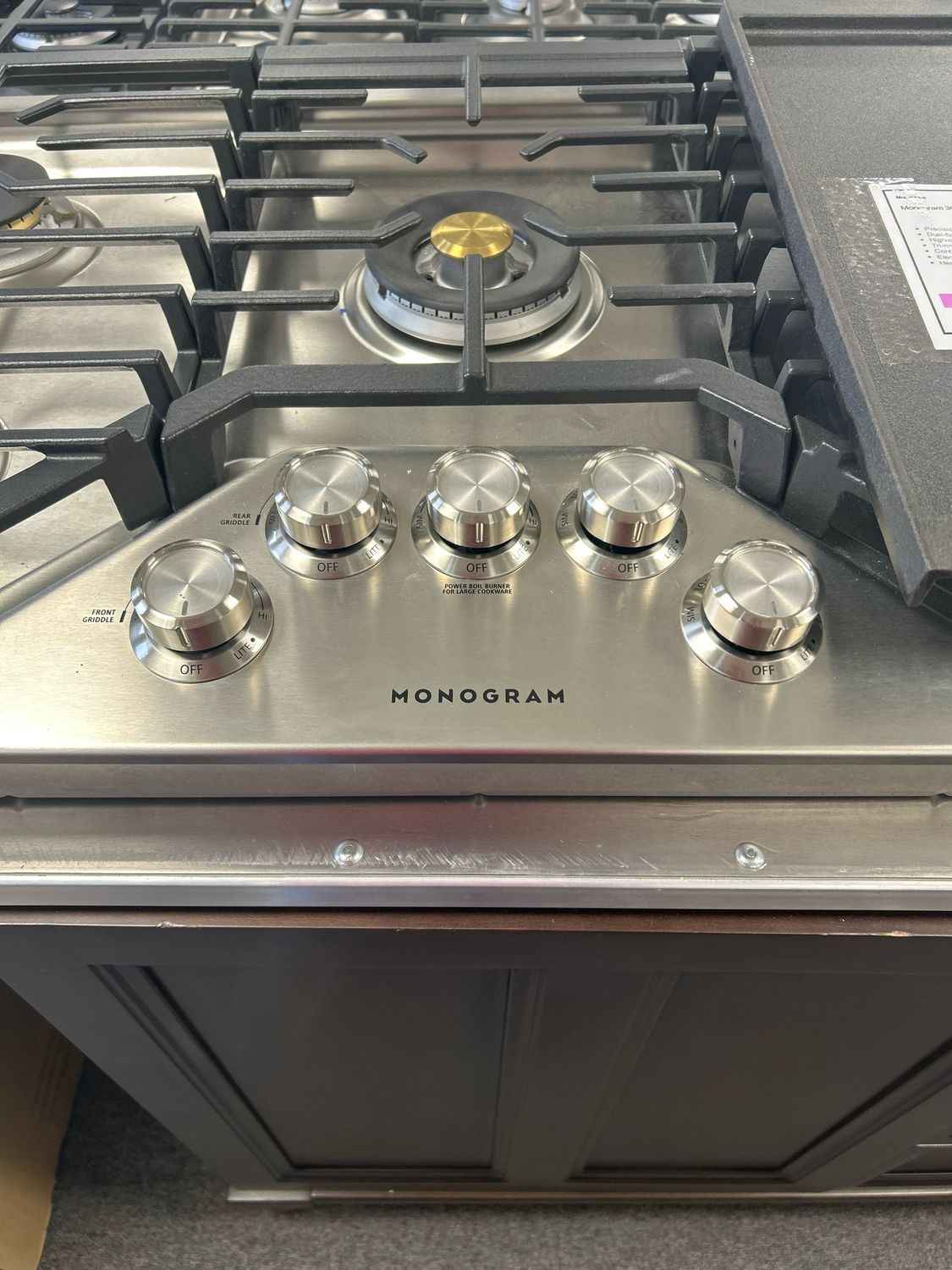 GE MONOGRAM ZGU36RSLSS 36 SS GAS COOKTOP