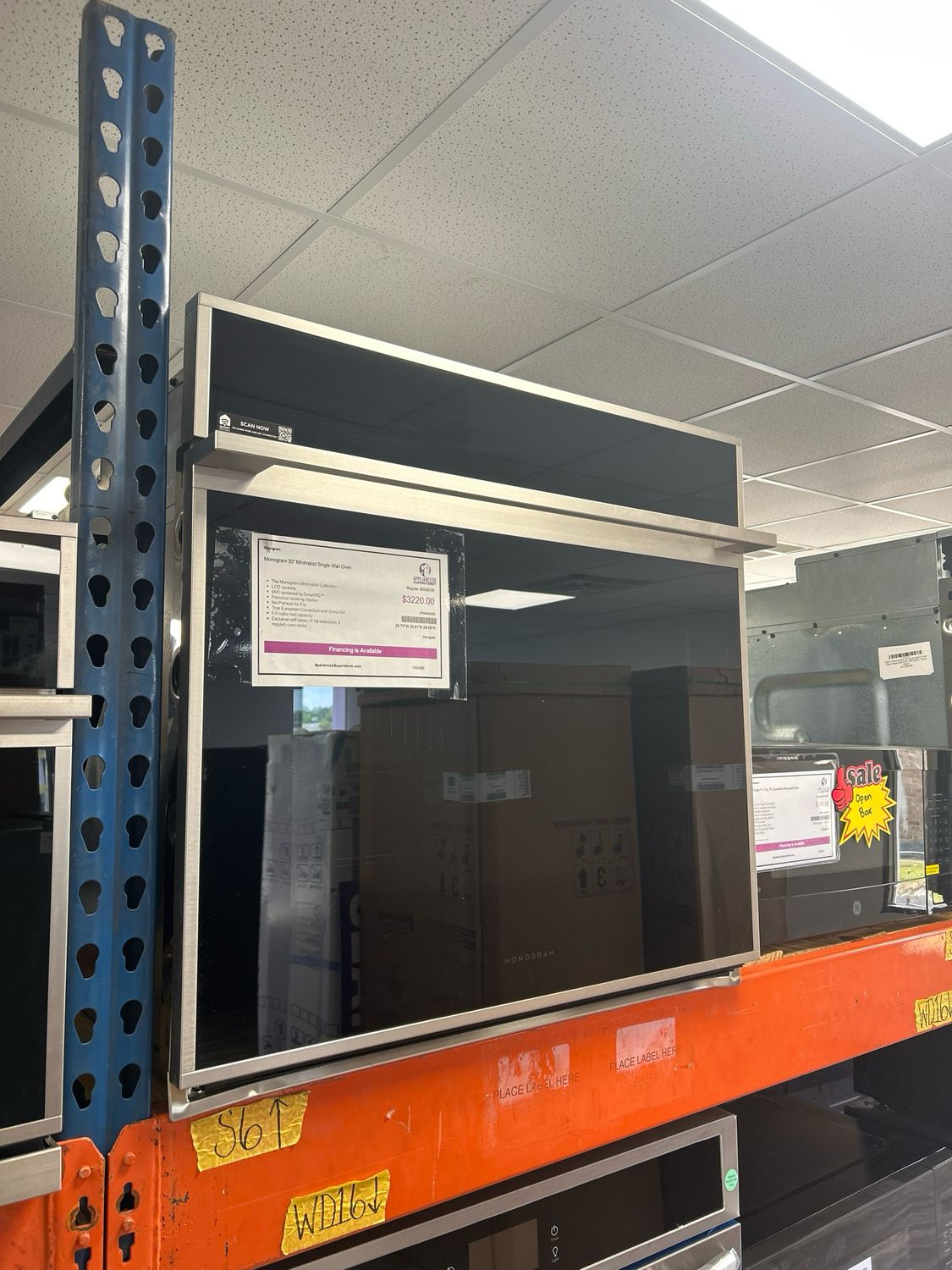 GE MONOGRAM ZTS90DSSNSS 30" SINGLE WALL OVEN