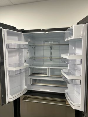 GE MONOGRAM ZWE23PSNSS 23 CU C/D F/D REFRIG SS