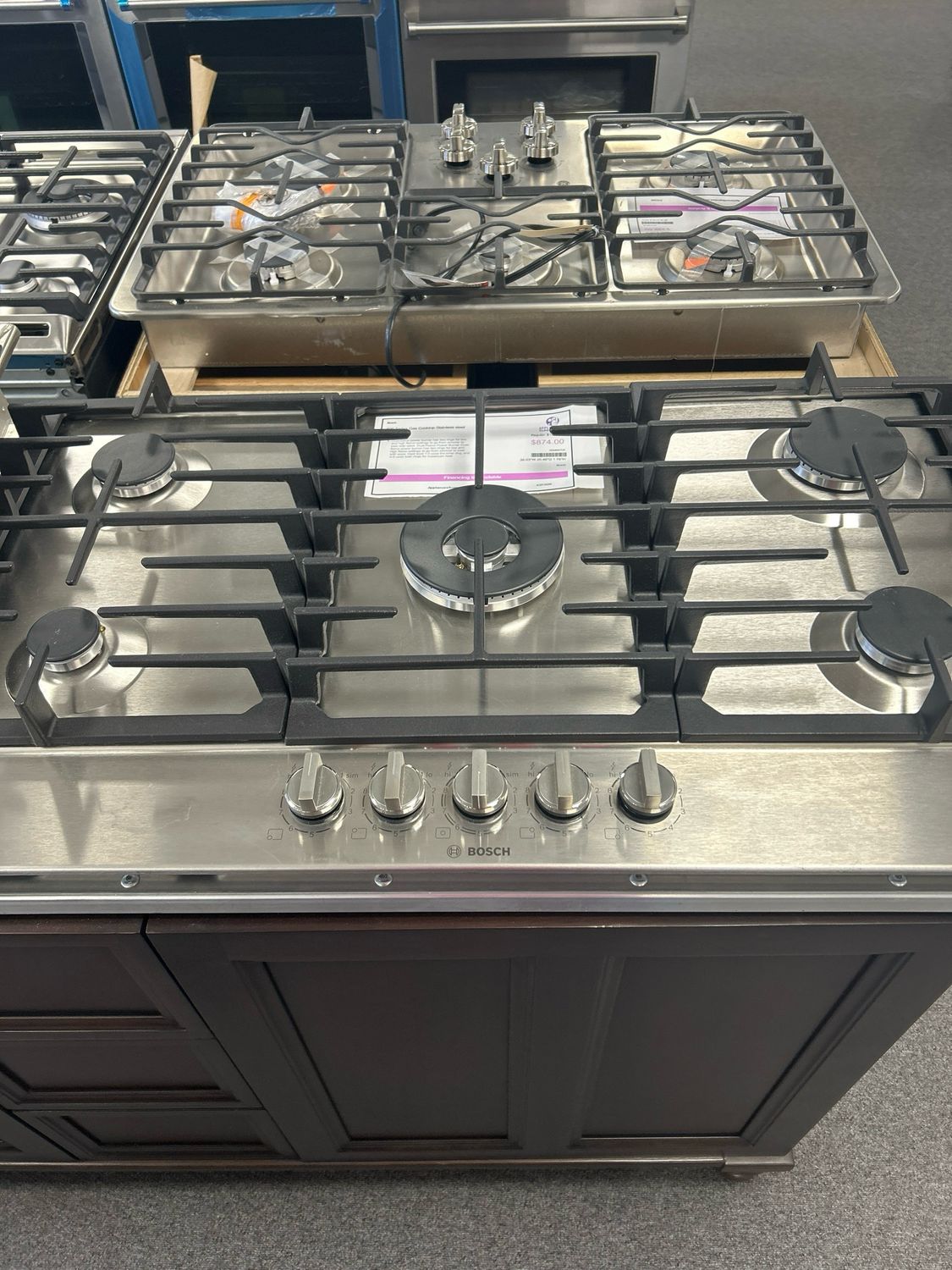 BOSCH NGM8657UC 36 SS GAS COOKTOP