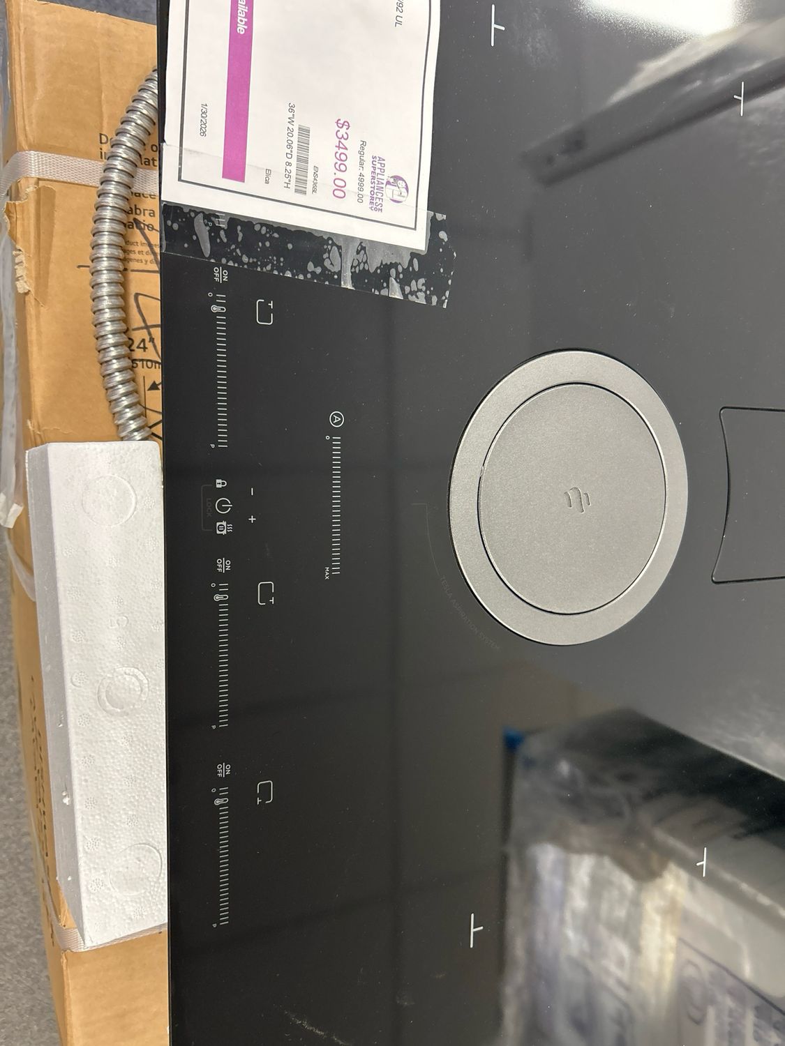 ELICA ENS436BL 36 INDUCTION COOKTOP W VENT