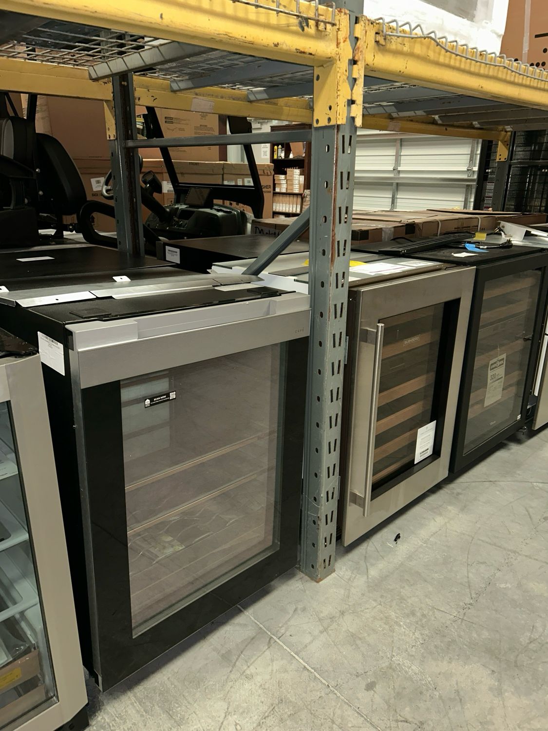 GE CAFE CCR06BM2PS5 PLATINUM GLASS BEV CENTER