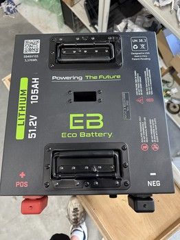 51.2 Volts 105 AH Eco Battery Lithium EB48V105 Pre Owned