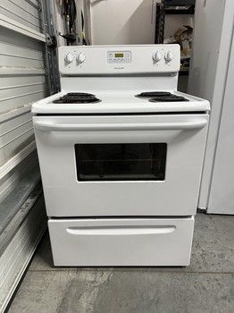 Pre Owned Frigidaire Electric Range LFEF3011LWDPO Pre-Owned Appliance