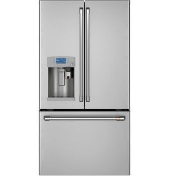 Cafe CYE22UP2MS1 Smart Counter-Depth French Door Refrigerator with Keurig K-Cup Brewing System 22.1 cu. ft.