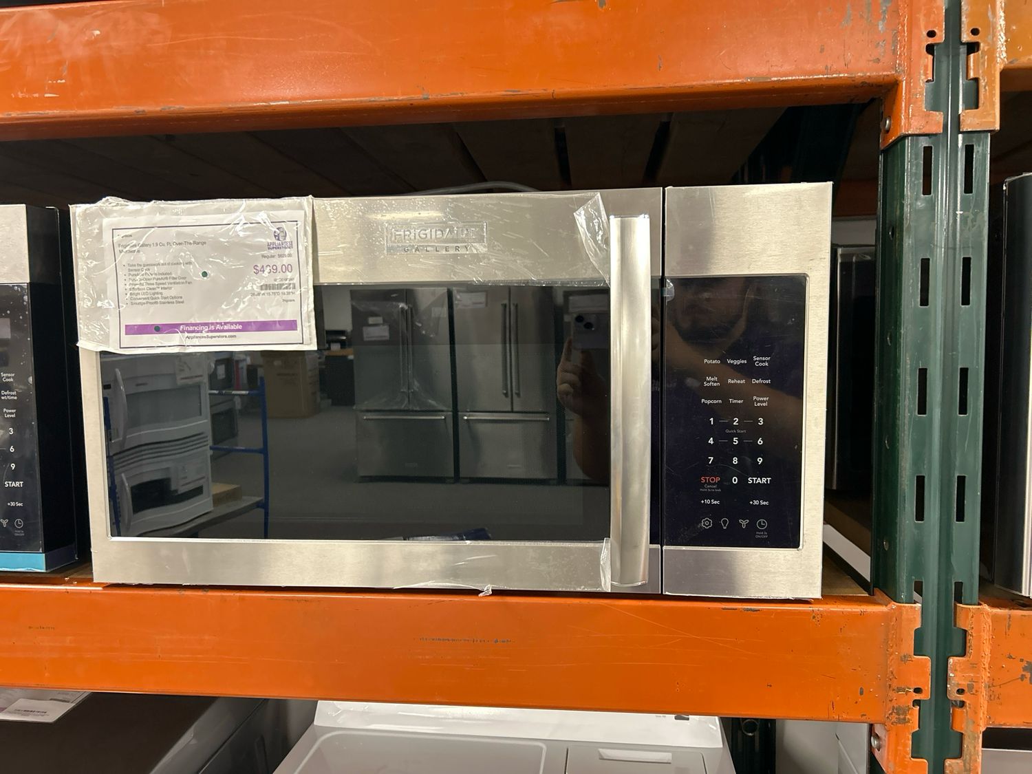 Frigidaire GMOS1962AF 1.8 Cu Ft Over the Range Microwave Stainless Steel GMOS