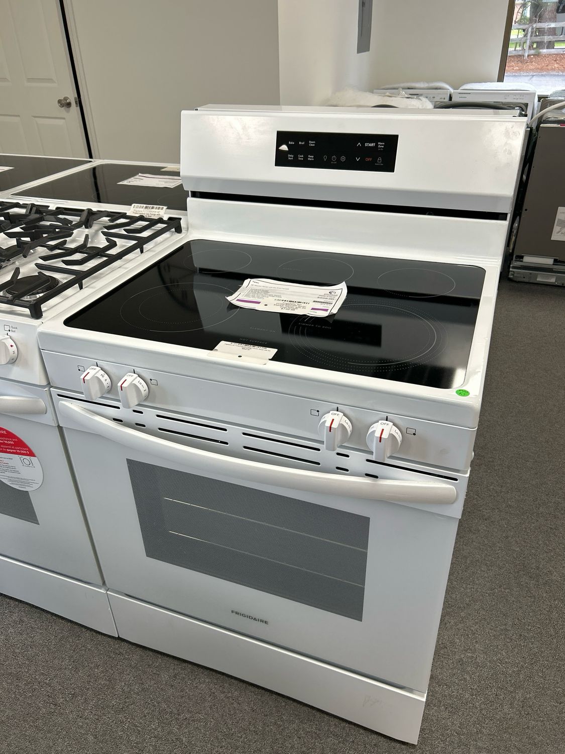 Frigidaire 30" FCRE3062AW White Electric Range with the EvenTemp®
