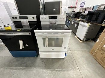 Whirlpool WFES5030RW 30" Range, Air Fry, Self Clean, White