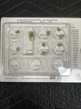 Parts Thor Gas Range LP Conversion Kit LPHRD4803U