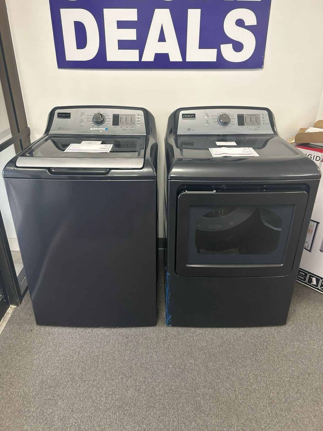 Crosley YTW4514PNDG + YTD74E2PNDG Washer + Dryer Set