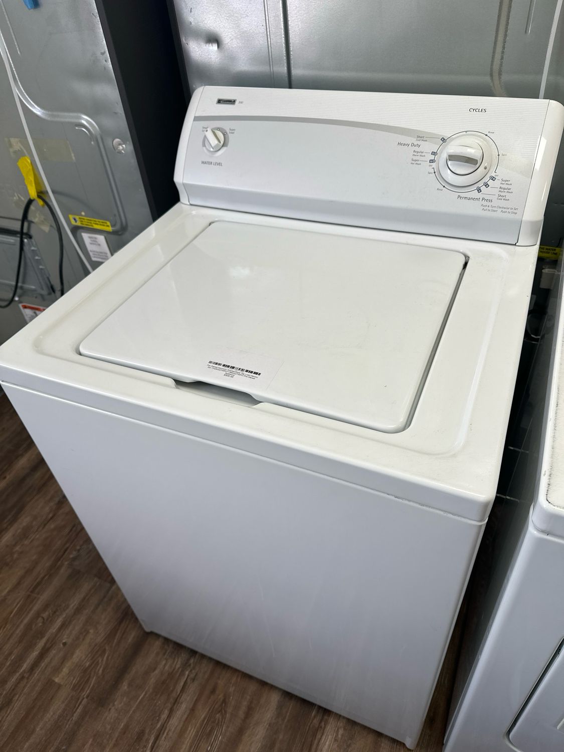 Pre Owned Kenmore Washer/Dryer Top Load Electric Set 11028322700PO11068322700PO Pre-Owned Appliance