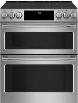 GE CAFE CES750P2MS1 30 Inch Slide-In Electric Range with 5 Radiant Elements
