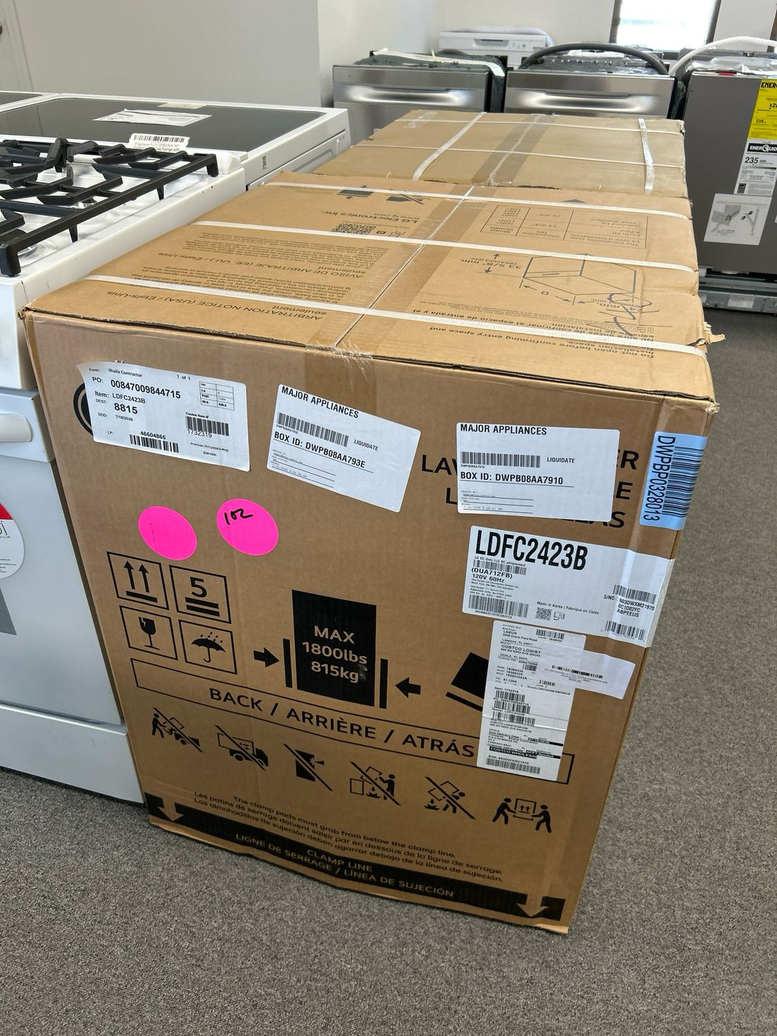 LG LDFC2423B 24" Front Control Dishwasher with Dynamic Dry™ – Black