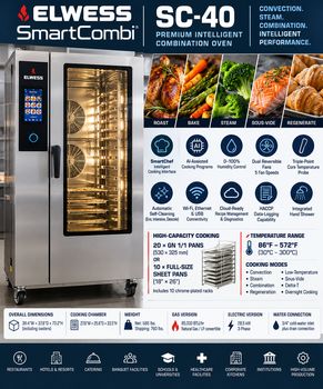 ELWESS SmartCombi SC-40 Oven Intelligent Commercial Performance