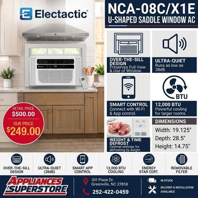 Electactic NCA-08C/X1E - Window Air Conditioner