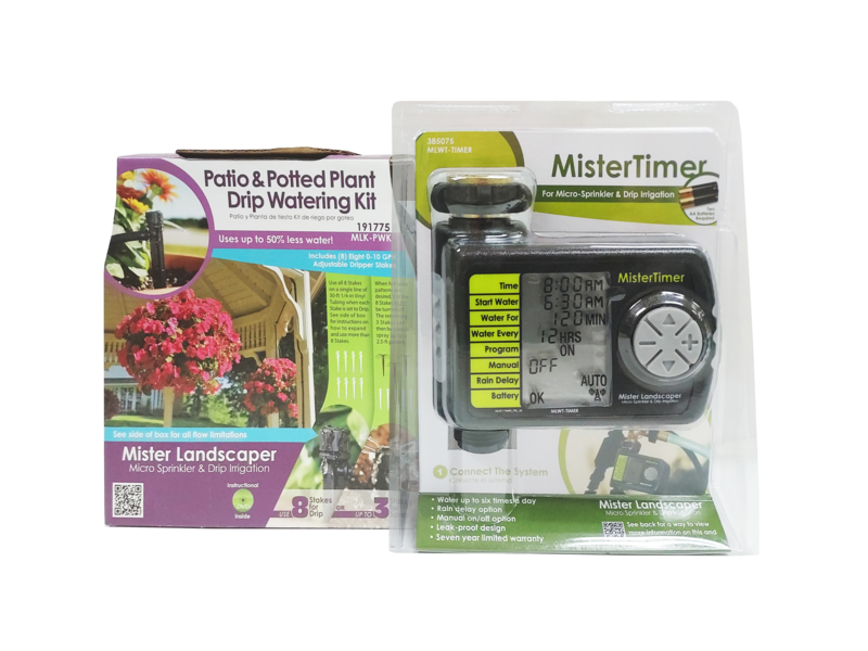 Watering System with a 7-Day timer