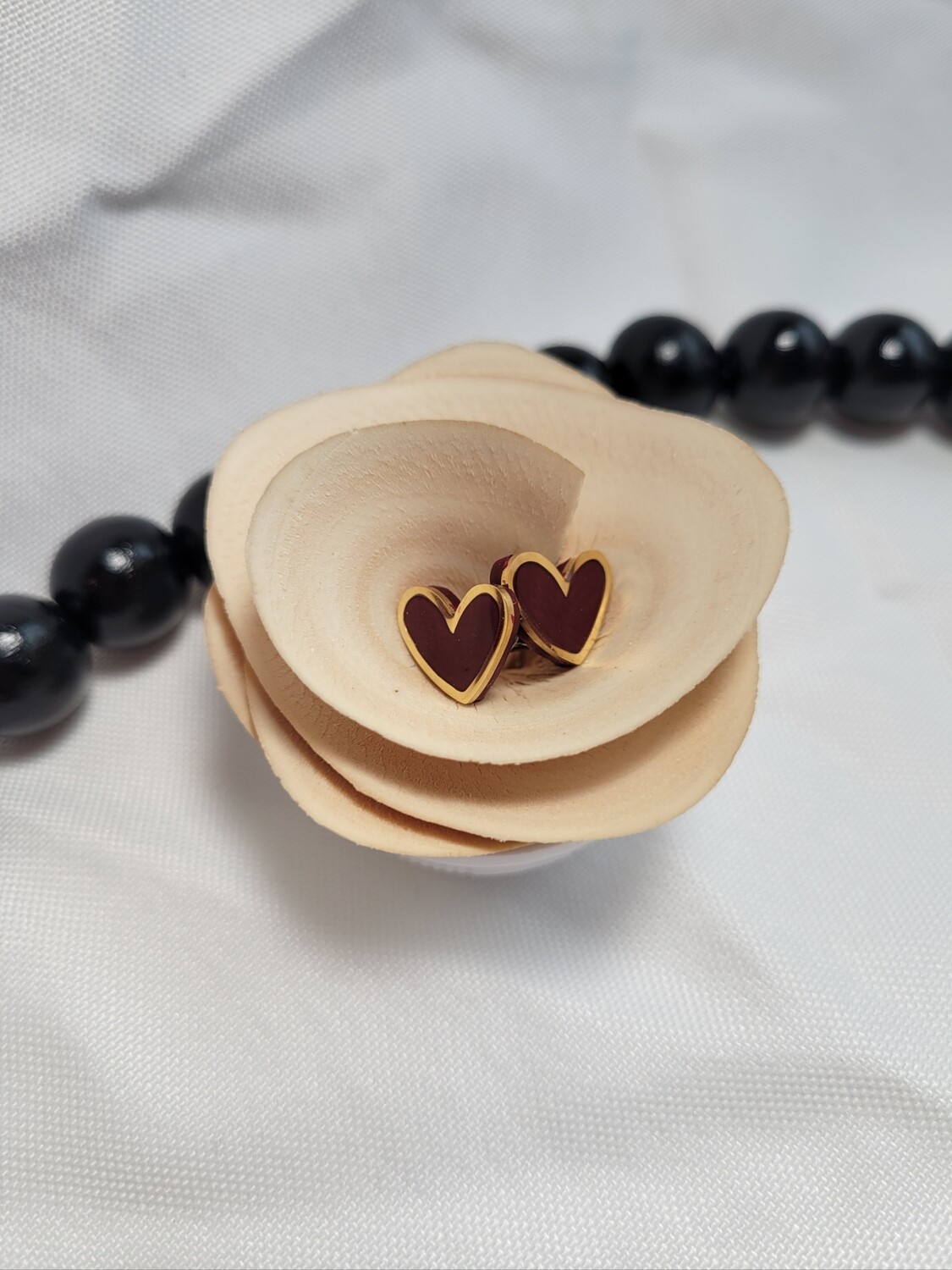 Gold Heart Stud
