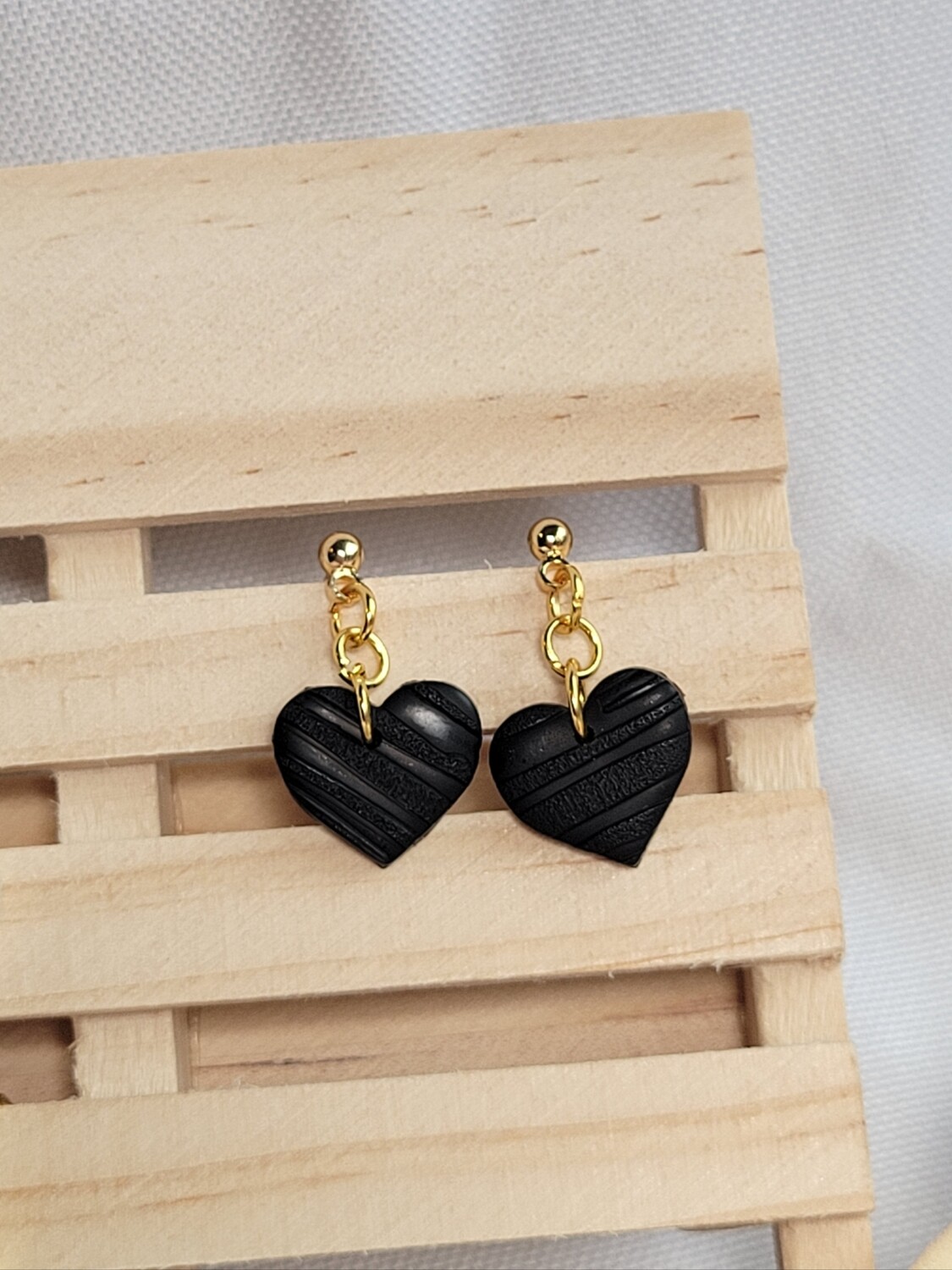 Black Pendant Heart