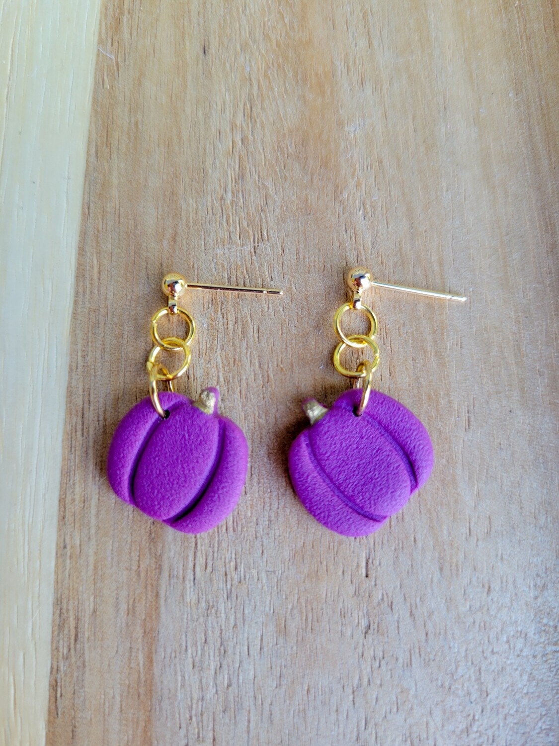 Purple pumpkin dangle