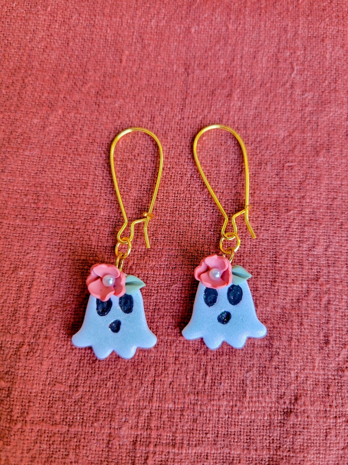 Floral Ghostie dangles