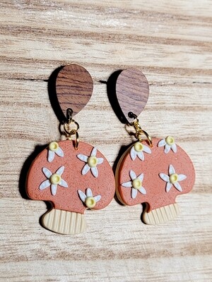 Flowered Mushie Dangle
