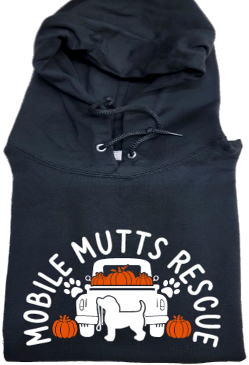 Mobile Mutts Rescue Fall Themed Hoodie or Crewneck Sweatshirt